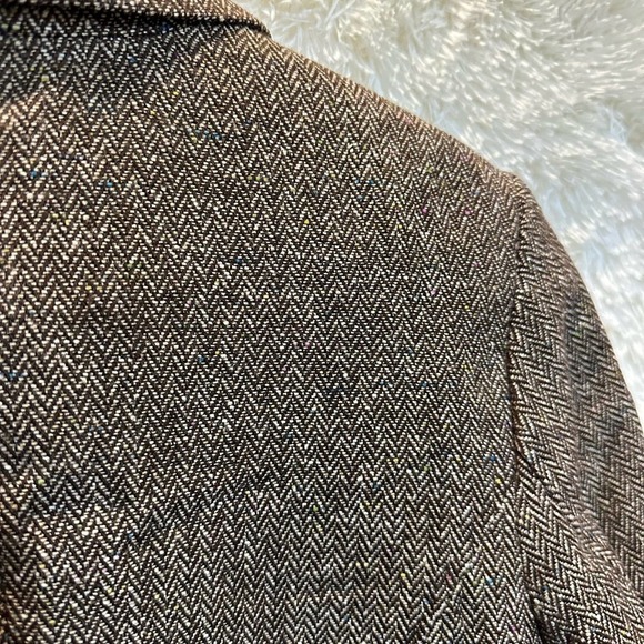 George | Tweed Blazer Jacket | Darkest Brown | Size: 10 - Picture 6 of 10